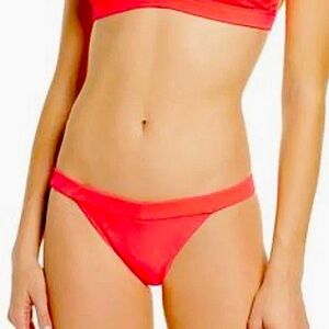 Frankie’s Bikinis Red Cheeky Bottom